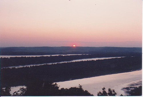 sunset illinois grafton riverroad illinoisriver peremarquettestatepark