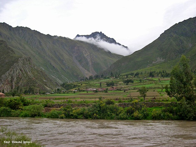 Shot from the Train of the Mountains Along the Route to Agua Calientes & Machu Picchu, Urubamba Province, Peru