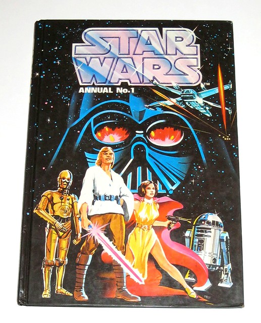 star wars annual number 1 stan lee presents star wars episode IV marvel comic adaptation rainbow books brown watson 1978 hard cover book