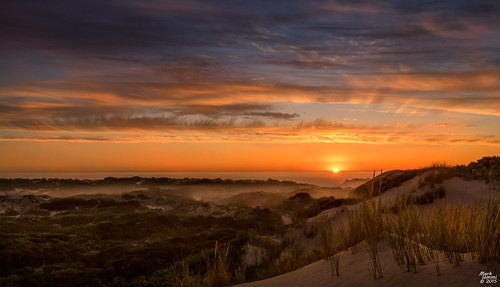 sunset seascape sand dunes au australia victoria mountrichmond