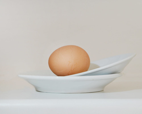 Egg in white