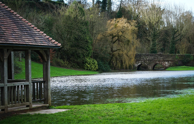 Flooded fields in Malvern