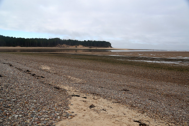 The beach at Findhorn