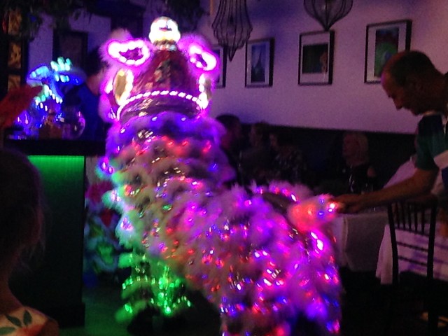 Chinese New Year banquet with Lion Dancers at Thai Siam, Cleveland, Brisbane South-East