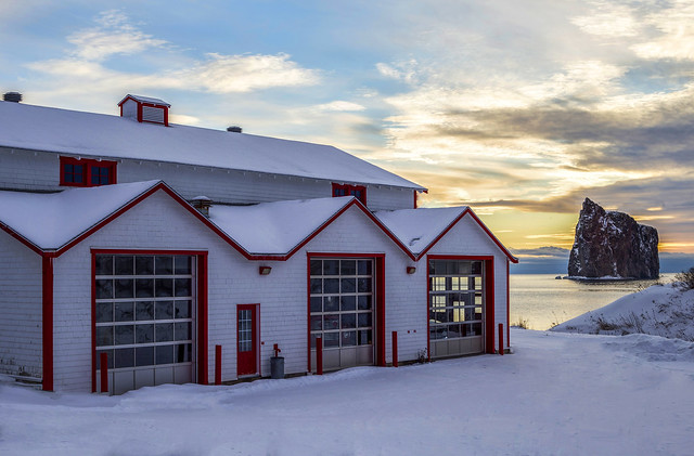 Sunrise at the Fire Station