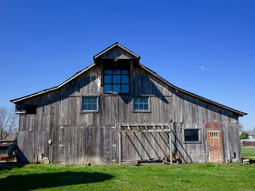 Old wood barn