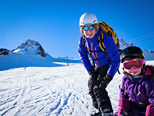 Heidi & Iris on the Tiefenbach glacer
