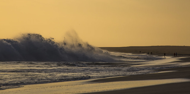Giant Wave at Sunset, Boa Vista, Cape Verde