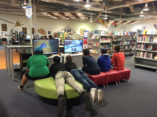 Linwood Library School holidays at Linwood Library | Boys playing video game… | Flickr