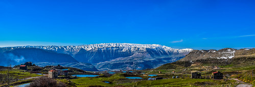 blue sky lebanon mountain lake mountains water clouds landscape outdoor pano panoramic hdr jbeil qartaba laklouk kartaba