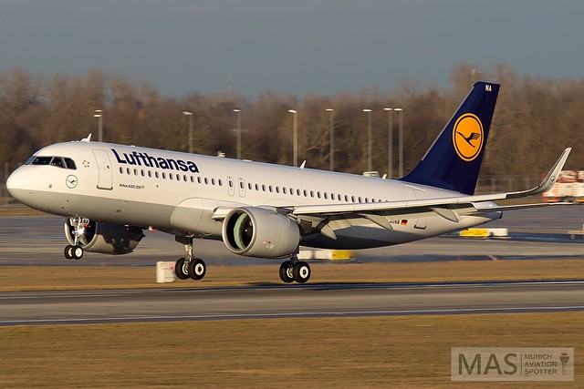 Lufthansa A320-200N D-AINA @ MUC