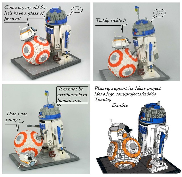 BB-8 meets R2-D2