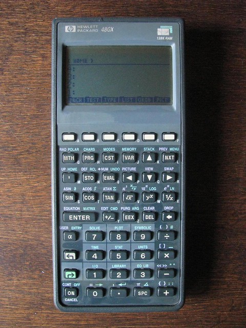 HP 48GX programmable calculator (1993)