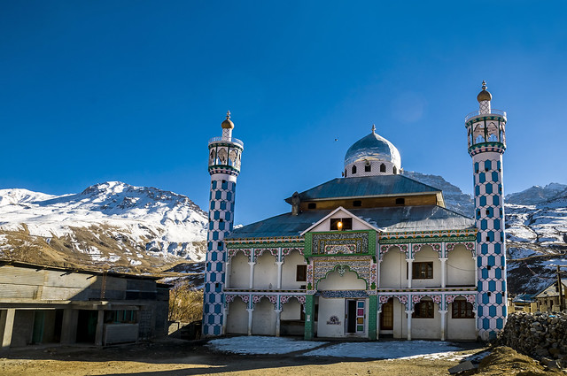 The Coldest Mosque on Earth,  Masjid e Jafria, Drass, Kashmir, India