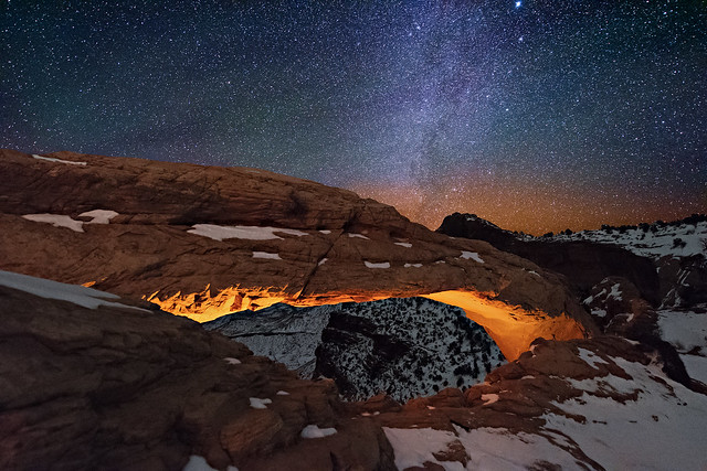 A Winter's Mesa Arch