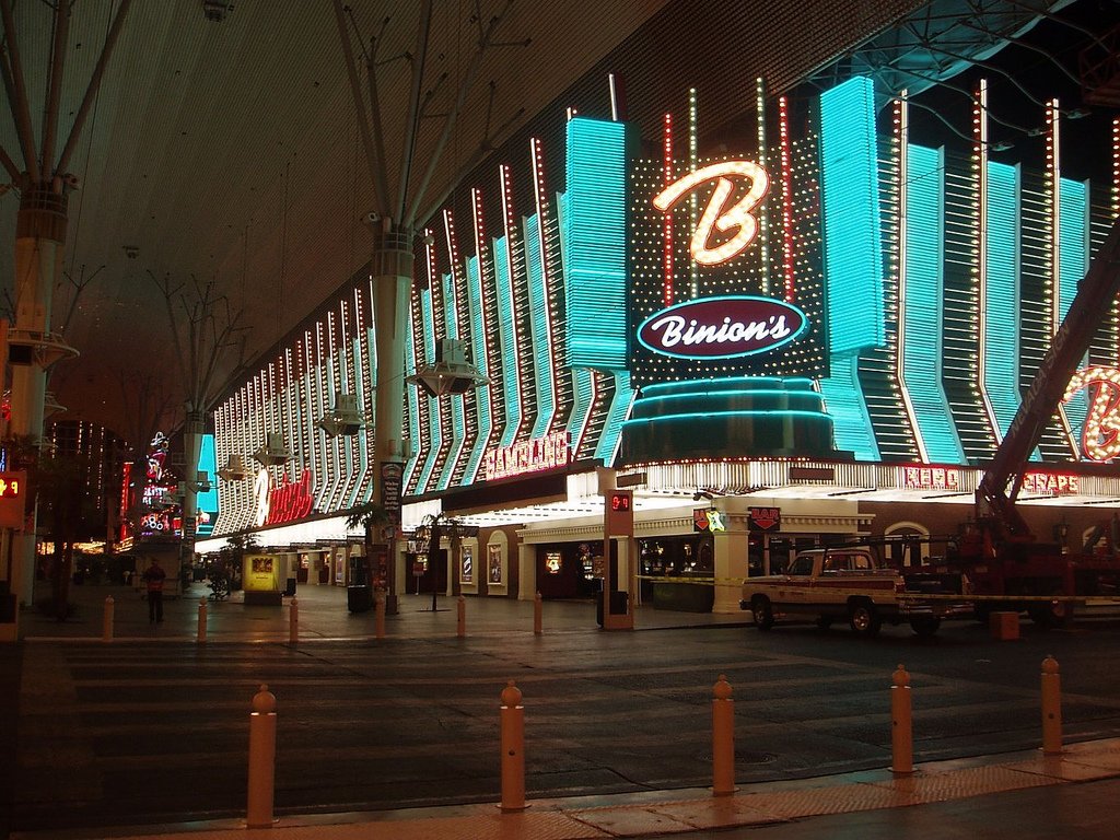Binion's Casino, Fremont Street, Las Vegas.