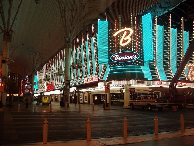 Binion's Casino, Fremont Street, Las Vegas.