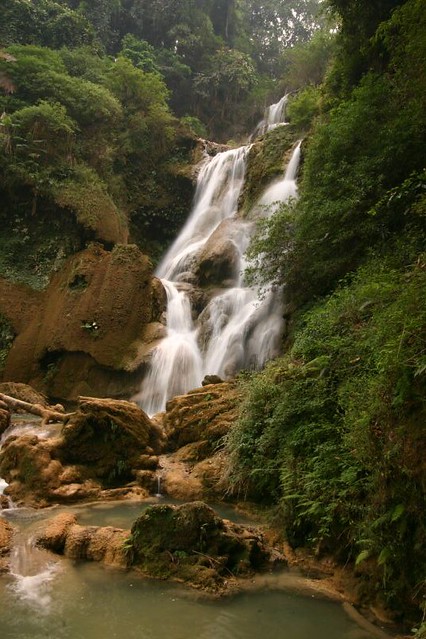 Khouang Xi Waterfalls, Laos.
