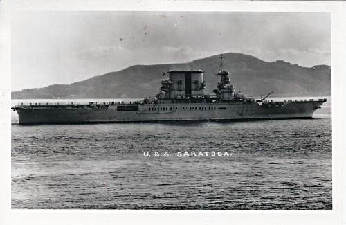 USS Saratoga (CV-3), Aircraft Carrier, WWII by photolibrarian, From Wikipedia, the free encyclopedia
For other ships of the same name, see USS Saratoga.
USS Sarato