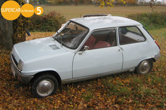Renault 5 L bleue 1972