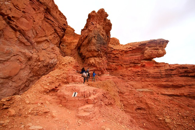 Hiking in the Red-Canyon - Eilat mountains nature reserve - Israel