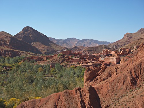 mountains landscape desert morocco valley gorge 2015 dades dadesriver
