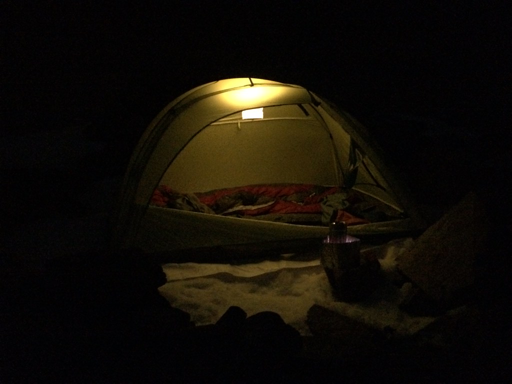 New BD Hilight tent and inflatable solar lamp. - a tent with a tent and a tent in the dark