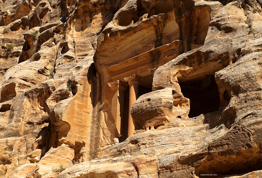 Climbing into the past in mountainous desert of Little ‪‎Petra‬ ‪‎Jordan‬