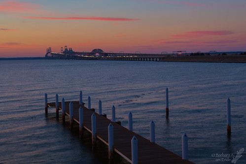 sunset pier md january maryland baybridge chesapeakebay 2015 kentisland hemmingwaysrestaurant