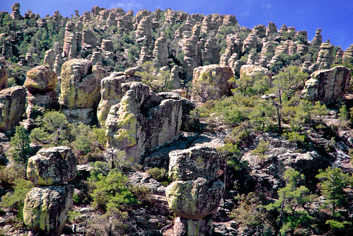 Hoodoos in Chiricahua National Monument, Arizona (USA) / チリカウワ国立公園の奇岩群（アメリカ合衆国）