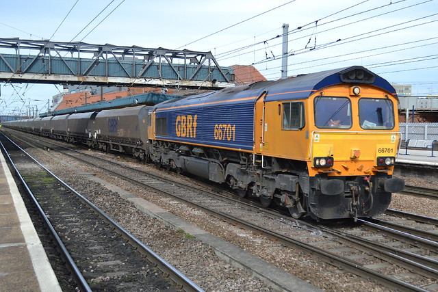 GBRf Class 66/7 66701 - Doncaster