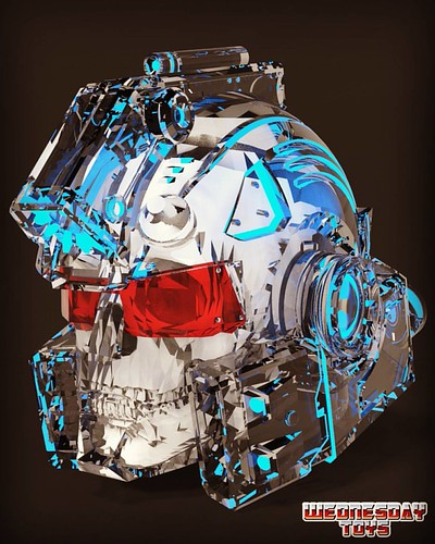 How cool would it be to work with glass!  I'd love to see some @jackofskulls skulls (which always look amazing!) embedded in some clear resin/glass robot/mech gear... it'd be like some sort of cool sci-fi X-ray hologram (now there's an idea to try for lat | by Wednesday Toys