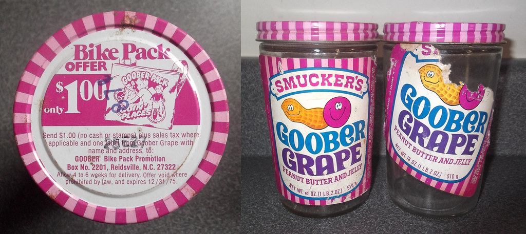 Vintage 1975 Goober Grape Jars