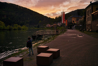 Abends am Neckar