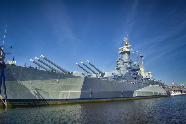 USS NC battleship