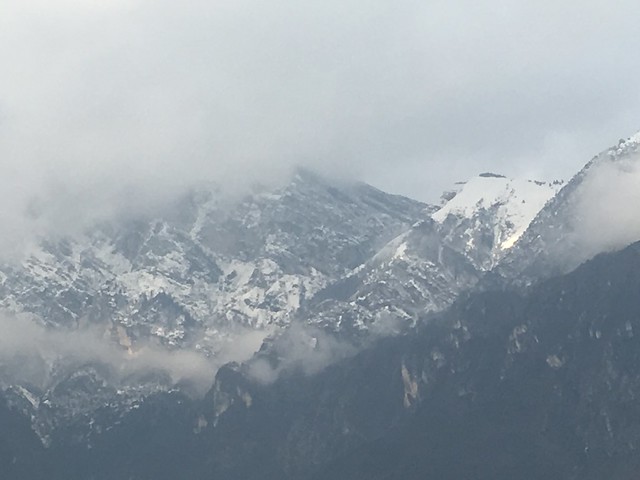 Snowy Trentini Peaks