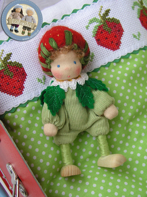 Strawberry doll by Lalinda.pl