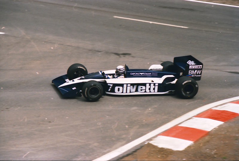 Formel 1 Spa 1986 Riccardo Patrese Brabham BT55, Dieter Gerhards