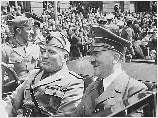 Public Domain: Adolf Hitler and Benito Mussolini, June 194… | Flickr