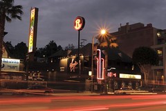 The Roxy Theatre - Sunset Blvd looking east