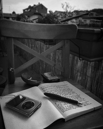 Let Ink Dry ✒️📔🎧🌄 by OEGD, square squareformat iphoneography instagramapp uploaded:by=instagram