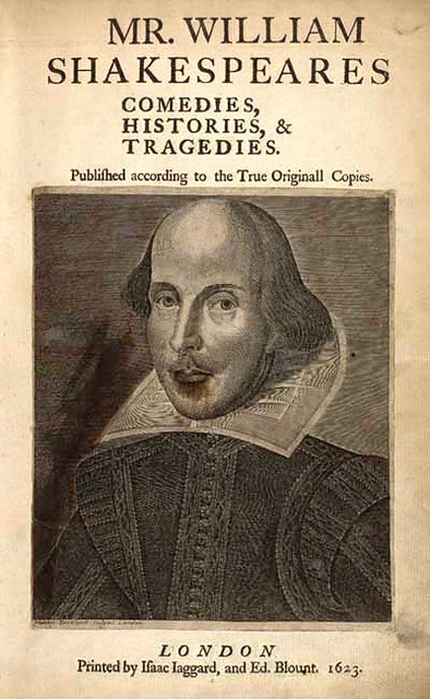 University of Glasgow Library, Special Collections, William Shakespeare, Shakespeare: First Folio, London : Printed by Isaac Iaggard and E. Blount., 1623..Sp Coll BD8-b.1