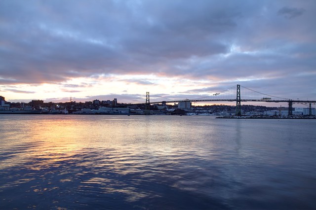 Another Macdonald Bridge Sunset, Halifax, Nova Scotia