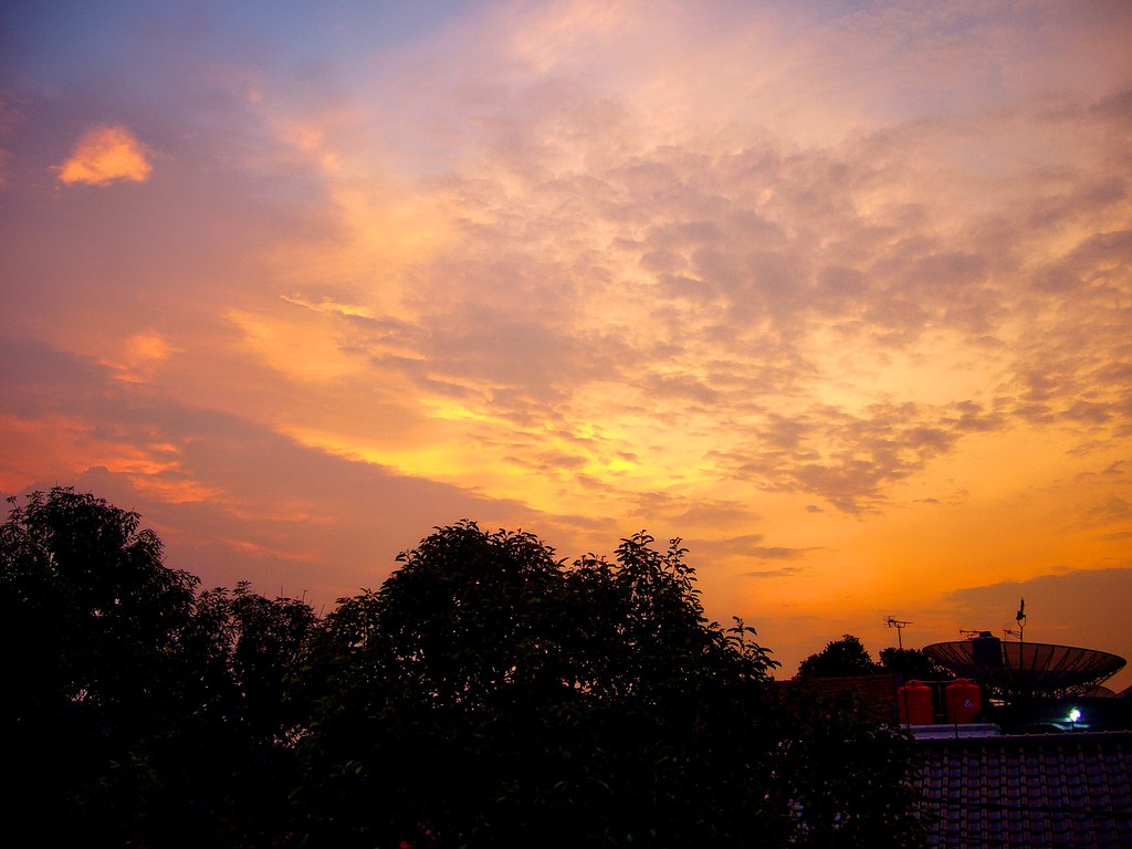Sunset over Jakarta Selatan, Indonesia