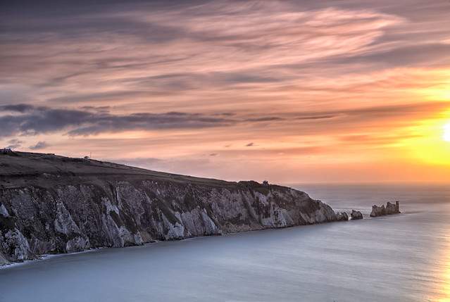 Sunset at the Needles 2