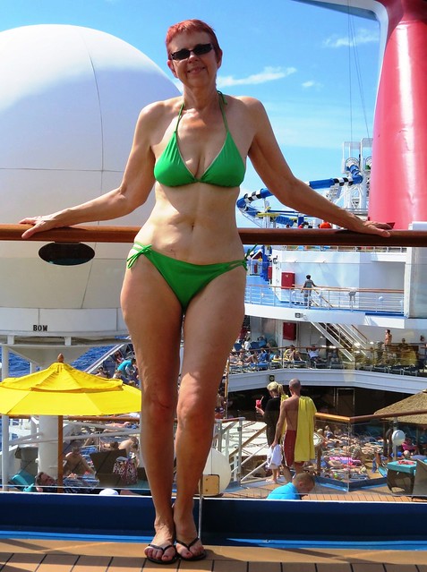 Green bikini wife, This photo is from our vacation cruise l…