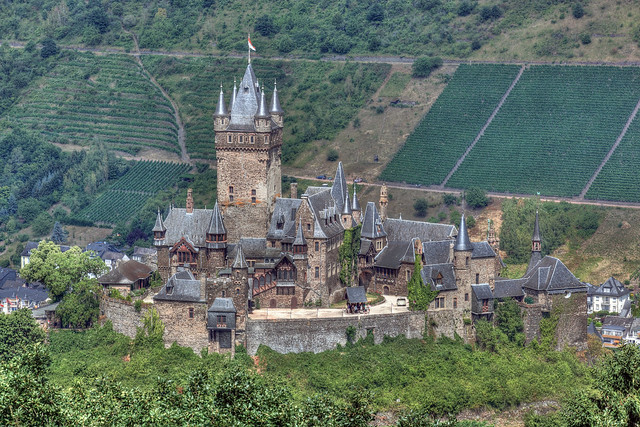 Rückseite Burg Cochem