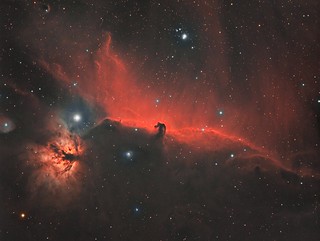 Horsehead and Flame HaRGB ED80 Canon1000D and Atik383 repro | by frant2012