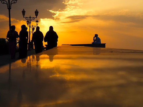 MUS 168 by newnumenor, sunset people oman muscat