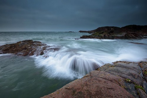 Overflow by Paul Hollins, From a sunrise shoot at Birubi Head near Anna Bay, NSW, Australia. The weather gods provided another